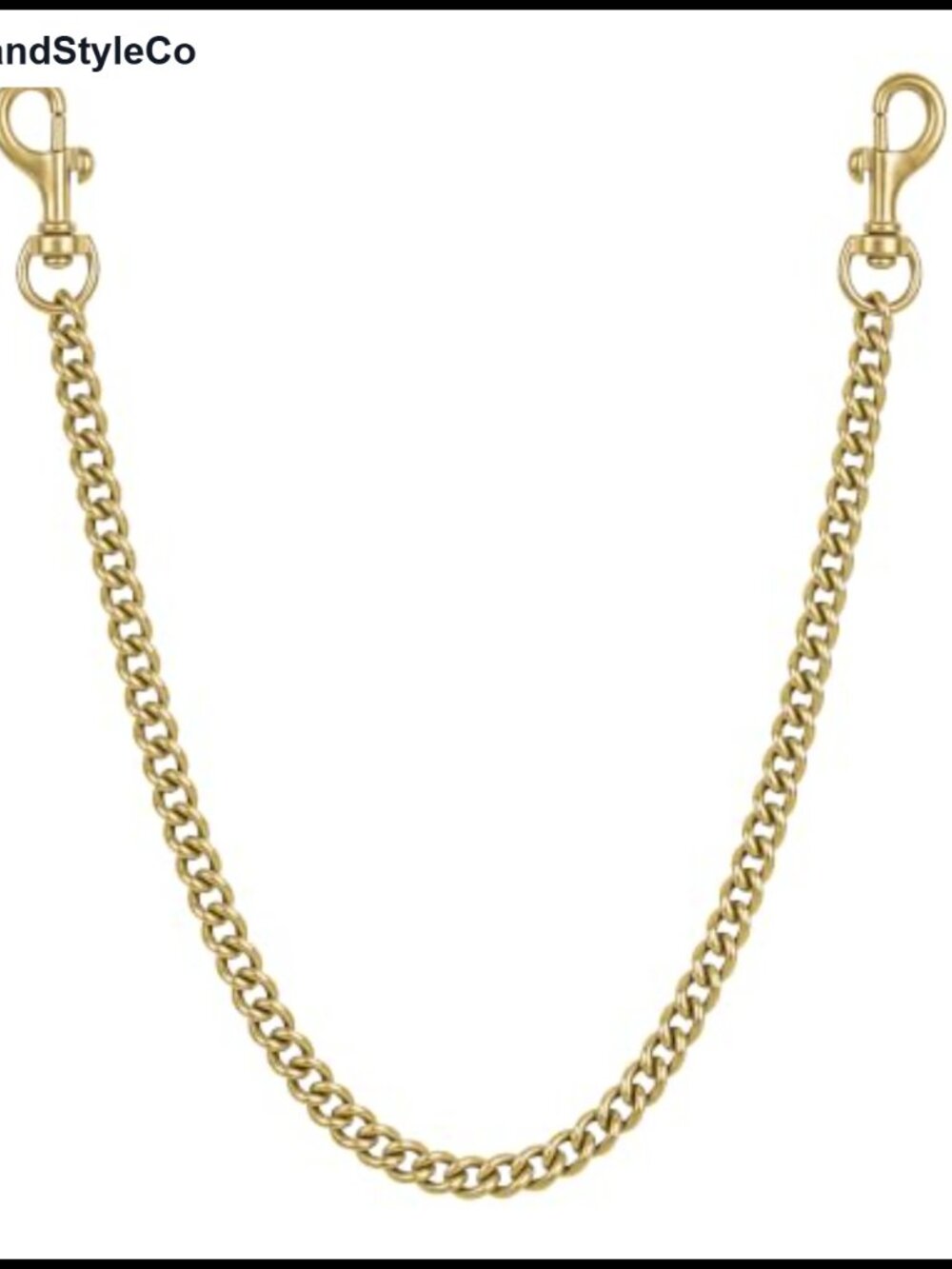 19" Metal Purse Chain with Lobster Clasps, Zinc Alloy Bag Extender
